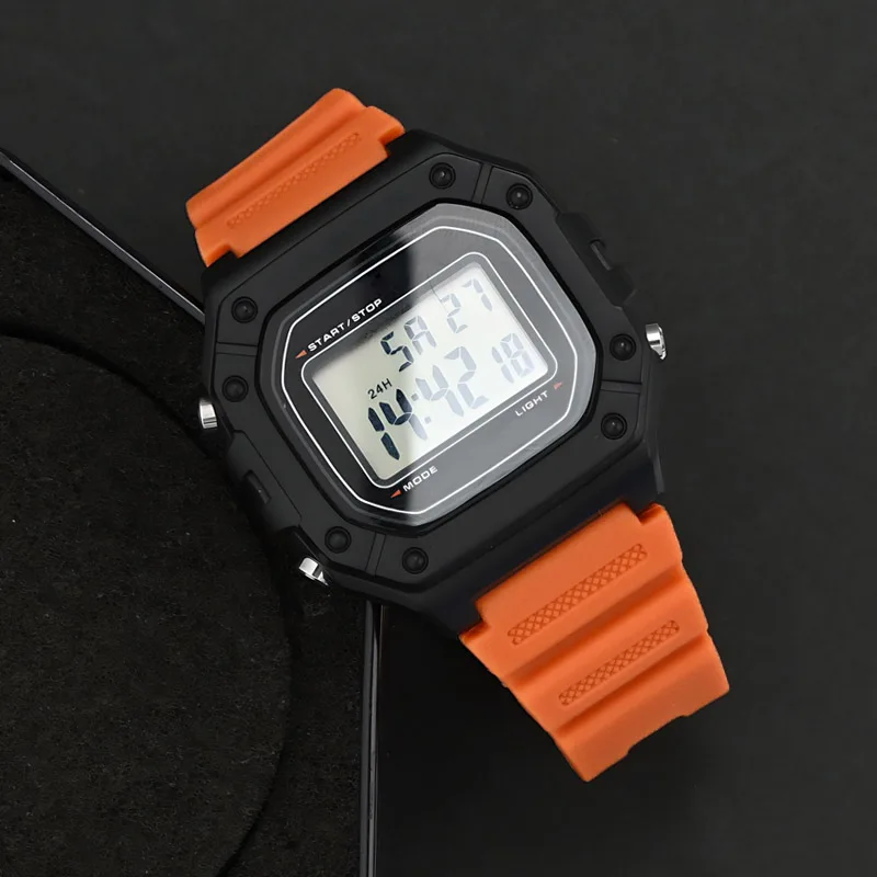 Фото Ремешок из смолы 18 мм для Casio G SHOCK AE-1200 1300 W-216H SGW-400, спортивный браслет, ремешок для часов, пряжка из нержавеющей стали, аксессуары для часов №4