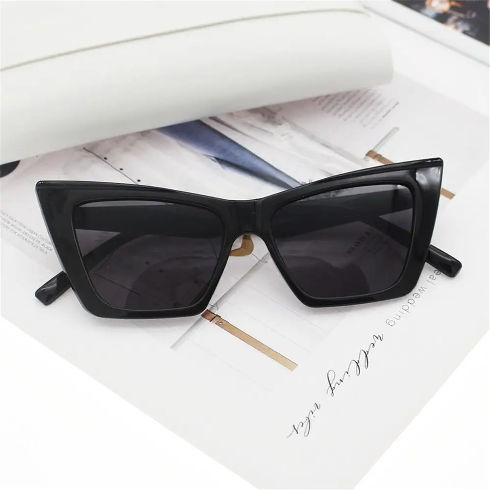 Oversized Cat Eye Sunglasses Retro UV400 Protection Y2K Squa