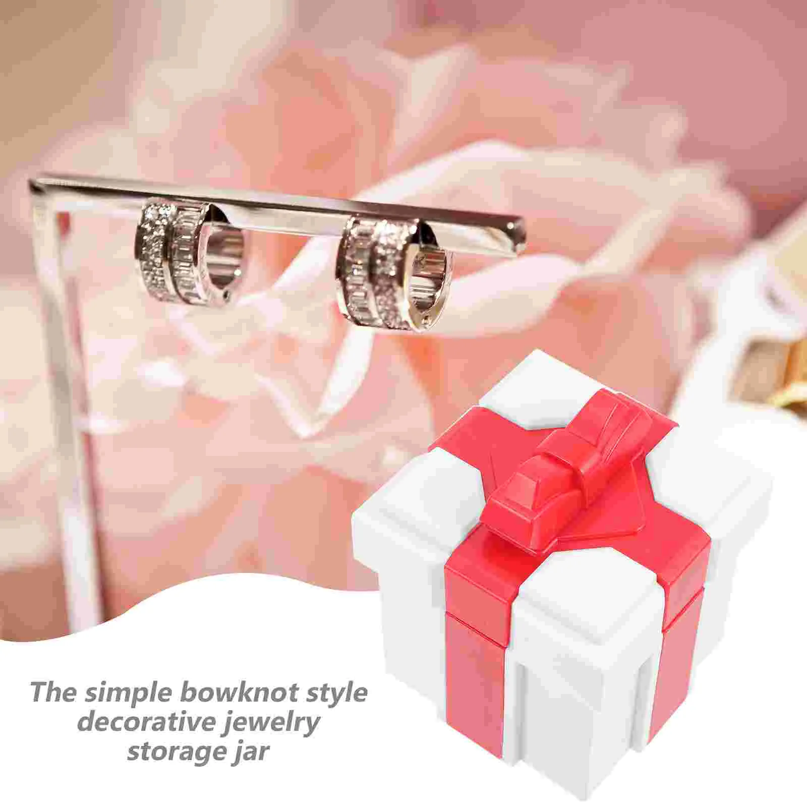 5pcs Ring Case Vintage Box Necklace Box Bowknot Storage Box