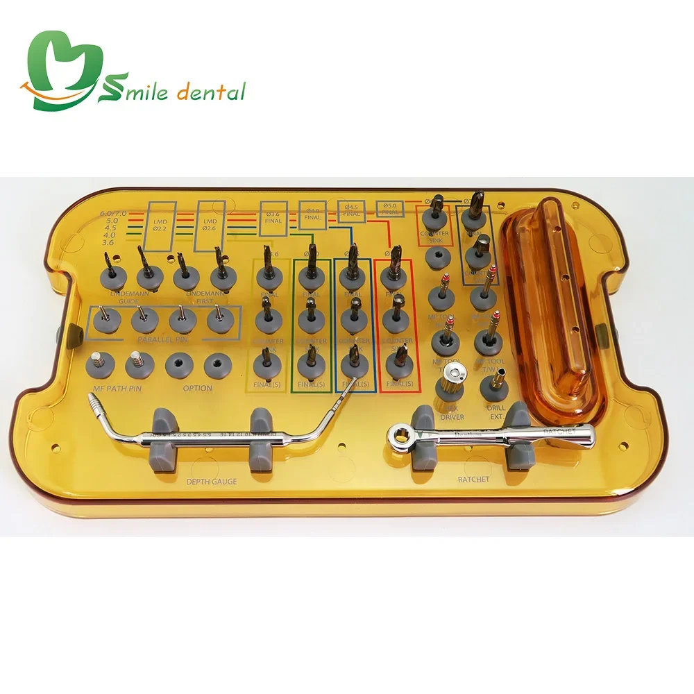 Зубчатые имплантаты хирургический Комплект суперлиния и имплантиум набор