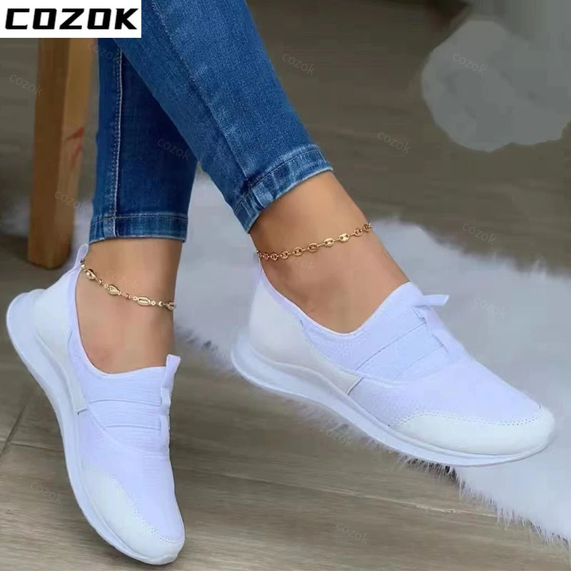Sneakers Summer New 2022 Running Feminino Female Vulcanized Shoes Women Casual Shoes Fashion Breathable Walking Mesh Flat Shoes