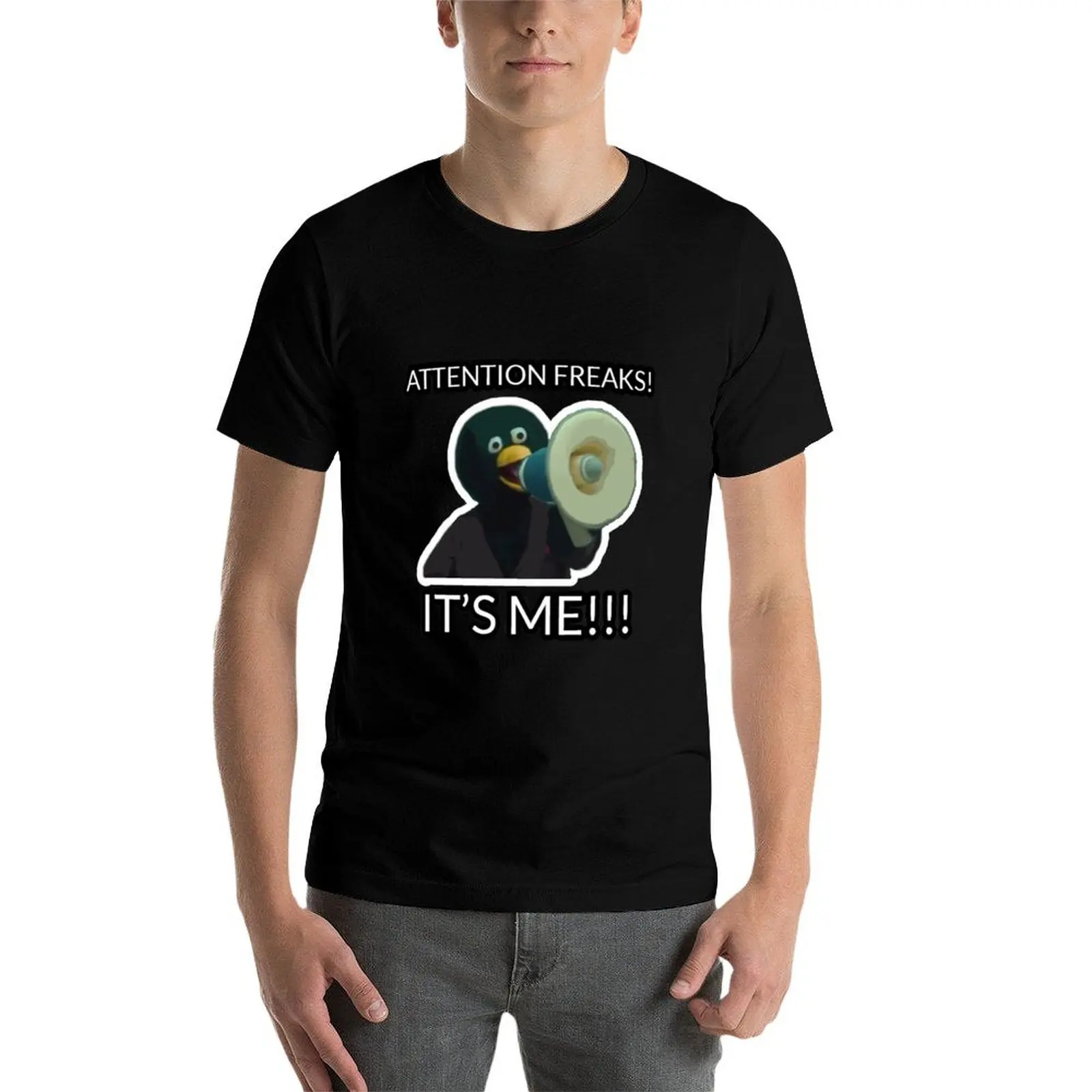 Фото Duck DHMIS Freaks! Я! Футболка с стильным принтом и короткими рукавами Guy Attention - It's T-Shirt №3