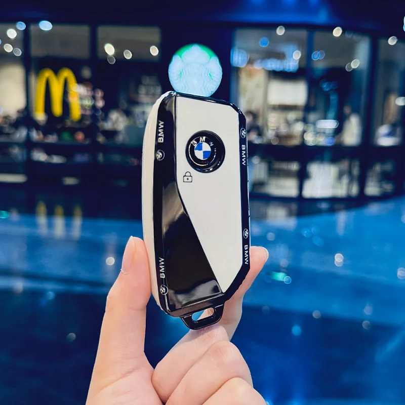 Для BMW I7 X7 G07 LCI IX I20 X1 U11 7 серии G70 G09 XM U06 G81 M3 2023 Чехол для автомобильного ключа из ТПУ