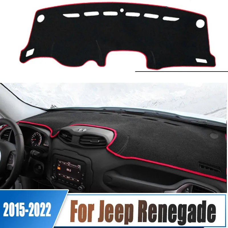 Kąpielowa podkładka ochronna na deskę rozdzielczą Jeep Renegade. Trwały materiał poliestrowy. Niestandardowe dopasowanie do m...