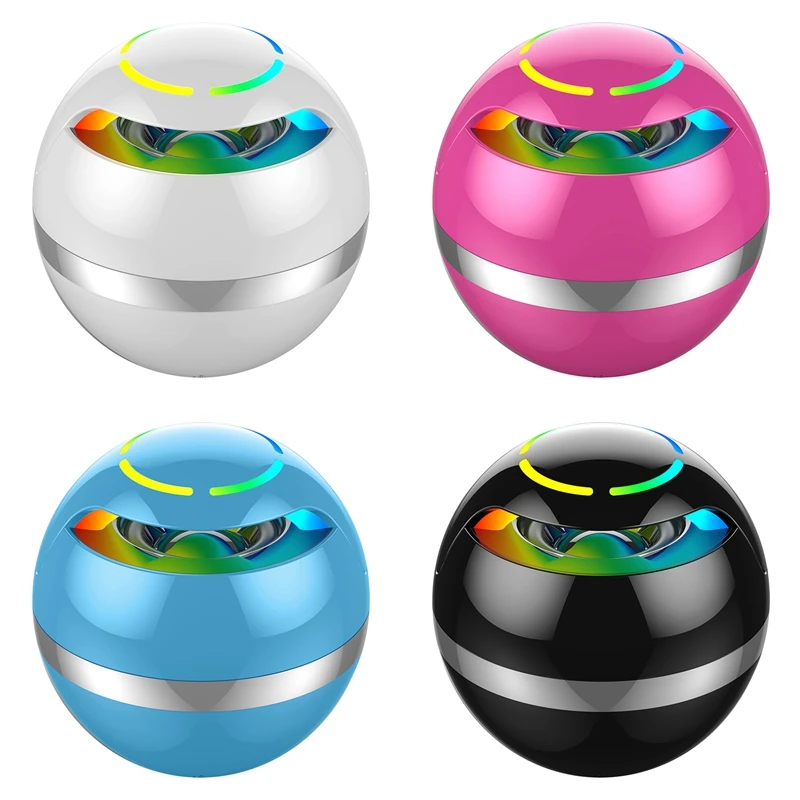 Bluetooth-динамик Портативный динамик 3D Стерео Музыка Красочный дышащий светильник