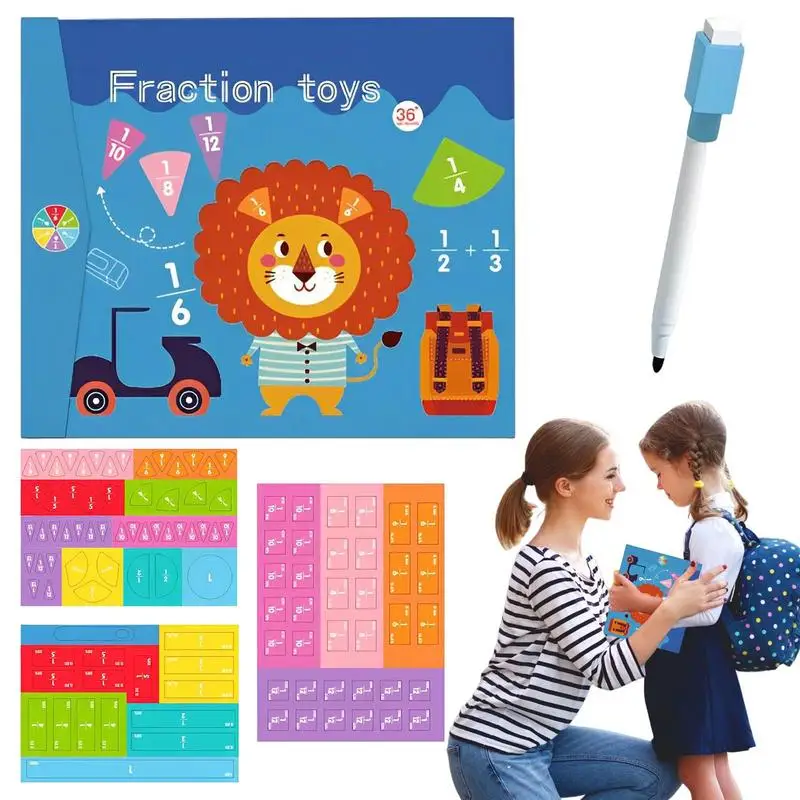 

Magnetic Fractions Activities Class Set Rainbow Math Manipulatives Set Magnets For Elementary School Classroom Soft Magnetic
