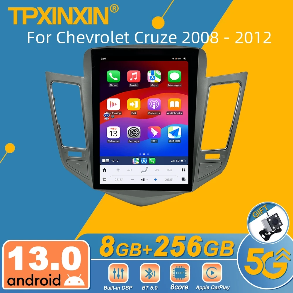 Для Chevrolet Cruze 2008-2012 Android автомобильный радиоприемник мультимедийный видеоплеер
