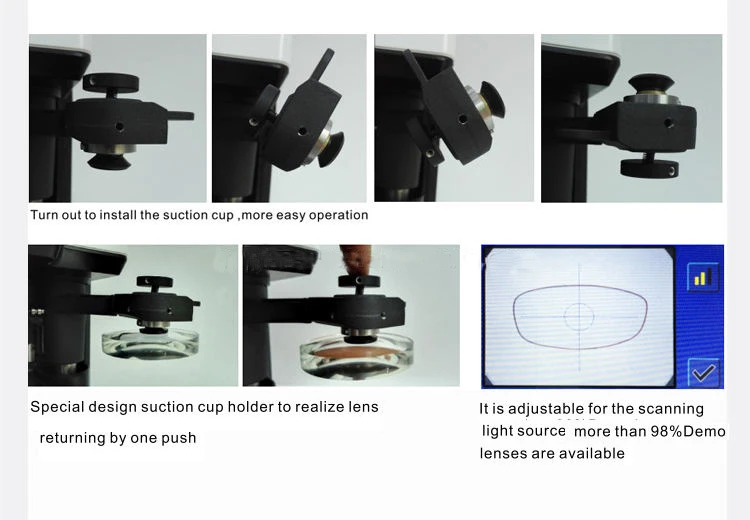 Фото Очки рабочие ALE-1200 + ST-1200 Plus Auto Beveler Auto Patternless Lens Edger №3
