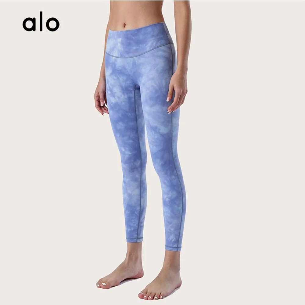 

Alo Yoga New Sexy Women's Trousers Skin-friendly Without Embarrassment Line Sports Leggings Outdoor Training Fitness Yoga Pants