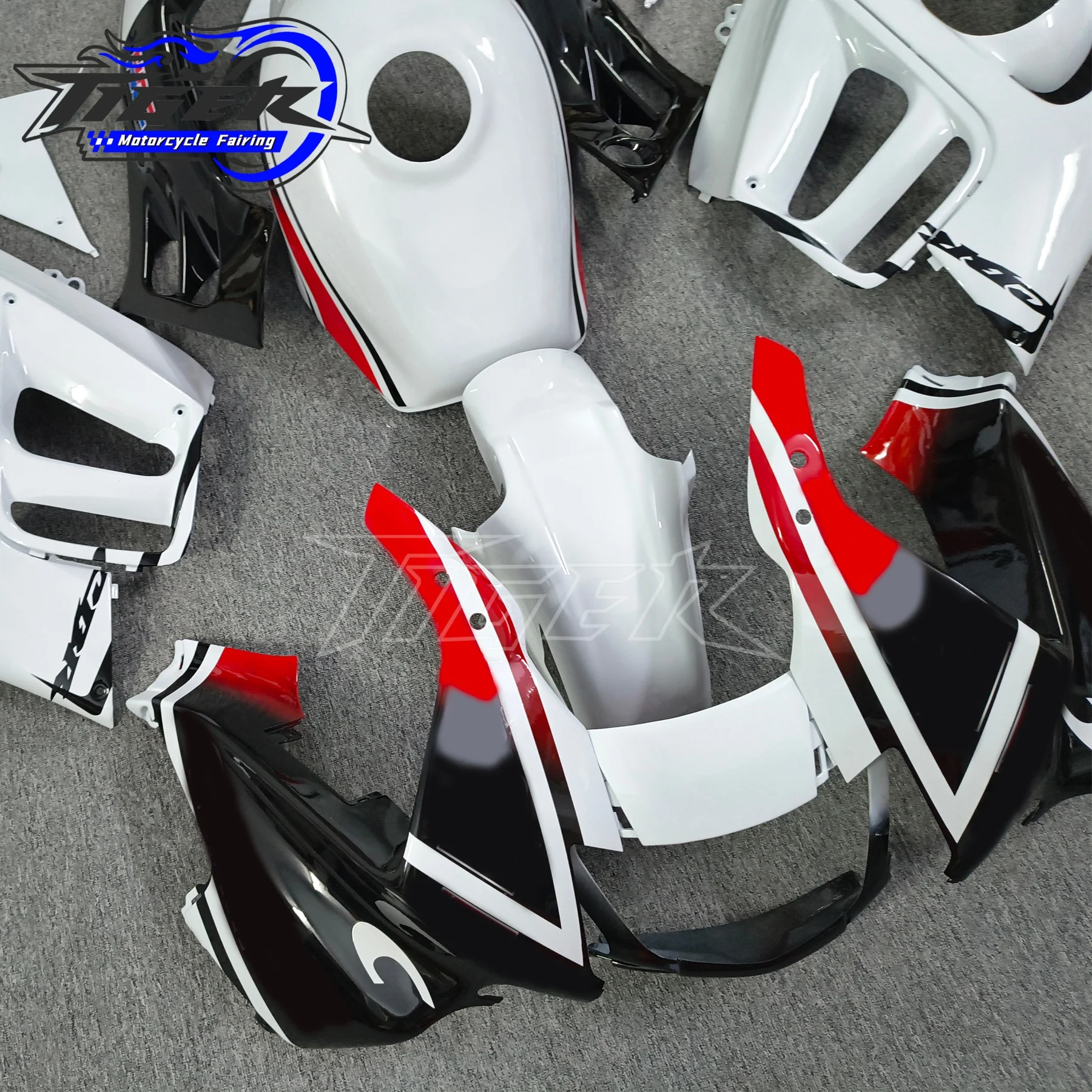 Комплект обтекателей (черно-белый) для мотоцикла Honda CBR600F3 1995-1996 годов (art.: 3920d84cffdbb) - 3920d84cffdbb