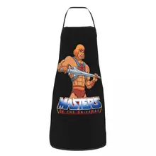 Buy He-Man Masters Of The Universe Logo Kitchen Household Apron Waterproof Bib Tablier for Men Women Chef Florist