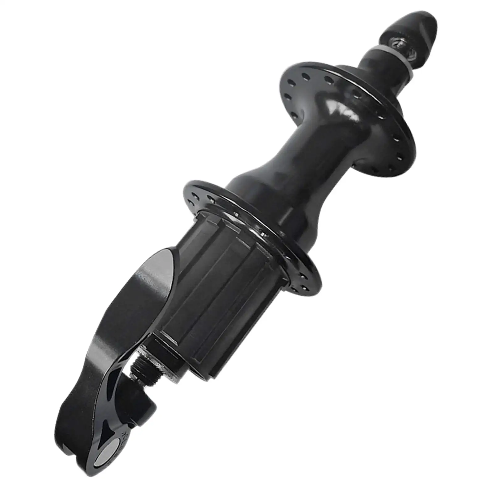 

28 Hole Hub Aluminum Lightweight Folding Rear (QR) Through Axle(THR) Black