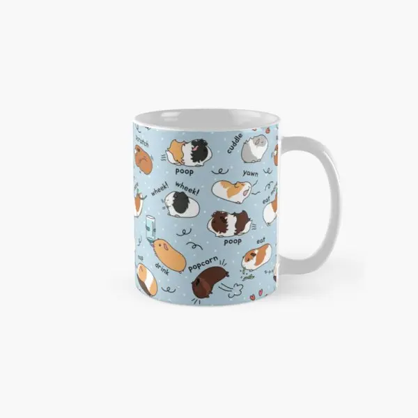 

Guinea Pig Daily To Do List Blue Backg Mug Coffee Drinkware Simple Image Design Tea Picture Handle Round Cup Photo Gifts