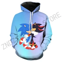 clothes for men sweatshirt male leisure mens clothing hoodies childrens clothing essentials hoodie 2022 new sonic hoodie anime