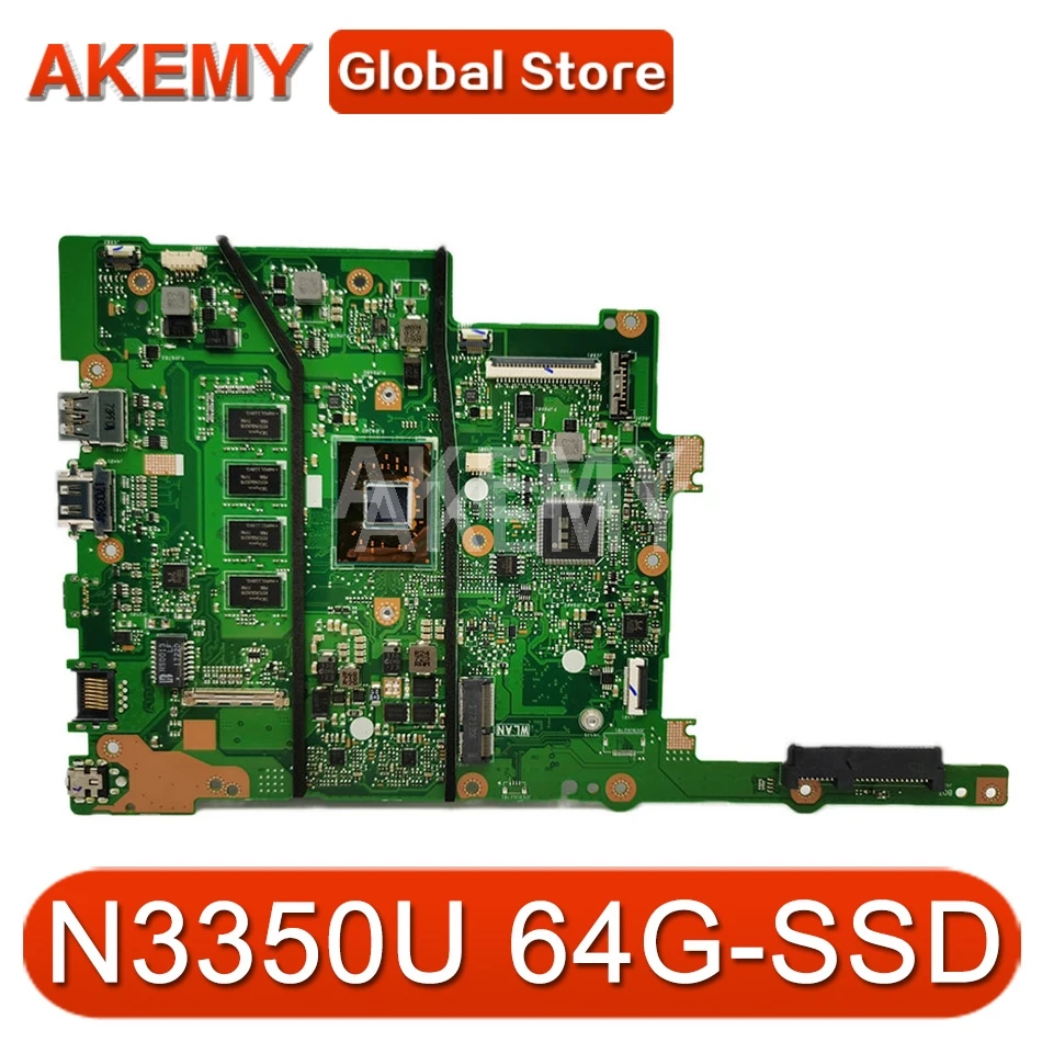 

Новая материнская плата E502NA 2 Гб RAM/N3350U с 64G-SSD для ASUS E502N E502NA E402N E402NA, материнская плата Laotop