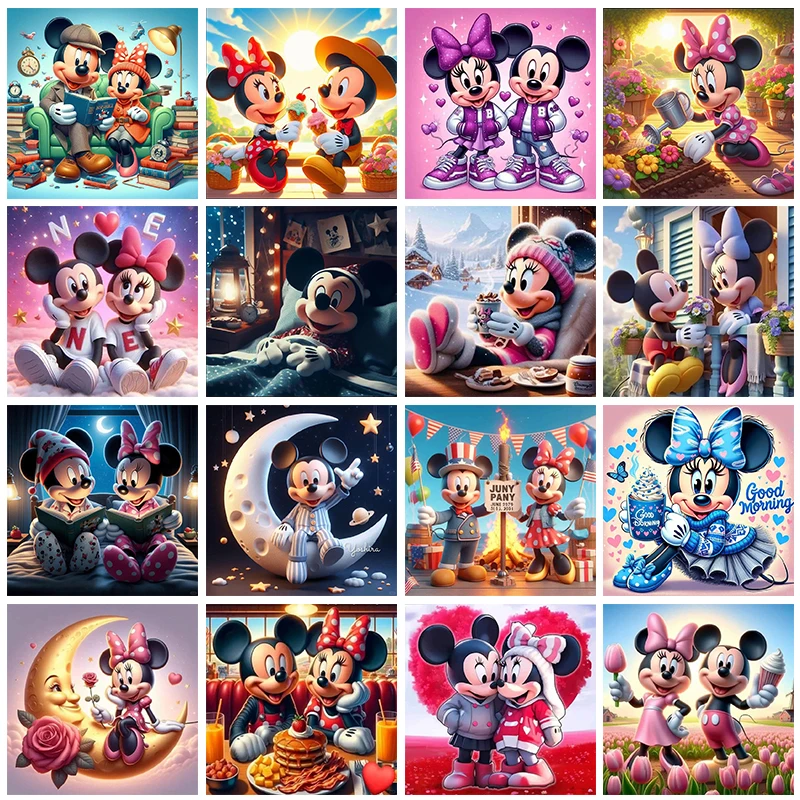 Набор Disney 5D алмазная живопись Summah с переносом Мишкимини акриловый материал