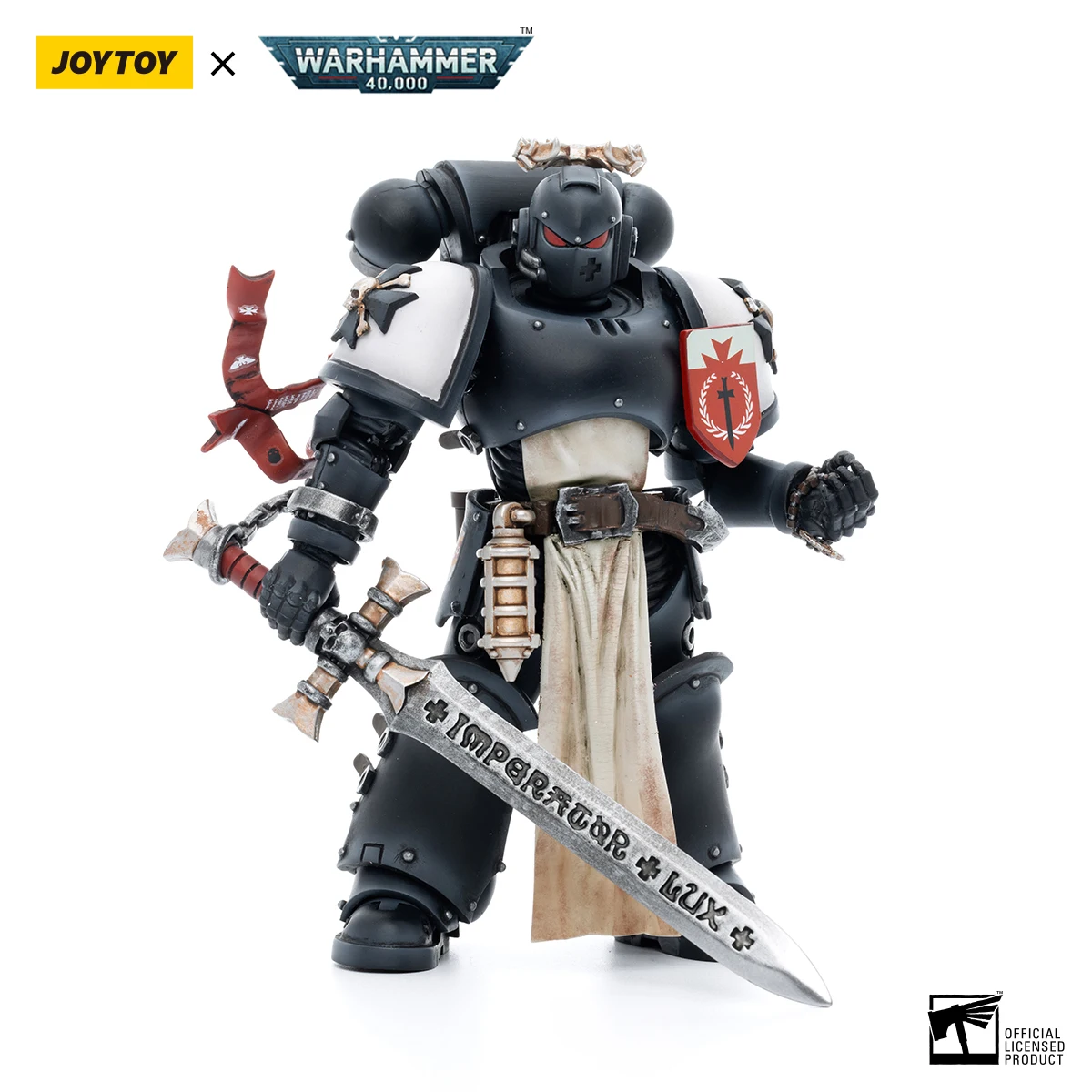 [В НАЛИЧИИ] Фигурка JJOYTOY Warhammer 40K 118: Черные тамплиеры, Чемпион Императора Ролантус, модель (art.: 3920d8a09e523) - 3920d8a09e523