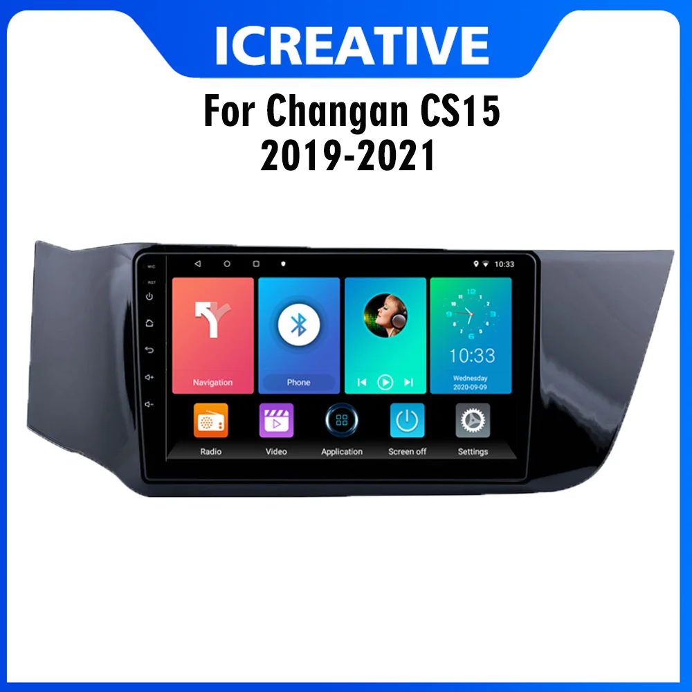 

CarPlay Автомагнитола Магнитола Автомобильный мультимедийный плеер для Changan CS15 2019-2021, 2 DIN, 9 дюймов, 4G, Carplay, Android, Авторадио, GPS-навигация, BT, Wi-Fi, FM, ...
