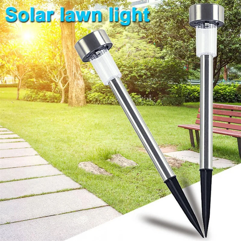 

Solar Power Lawn Lamp Solar Waterproof Landscape Lighting Pathway Yard Lawn Lantern Christmas Lights Outdoor Garden Decoration