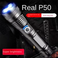 p50most powerful flashlight 5 modes usb zoom led torch 18650 battery best camping outdoor torch light camping lamp 87