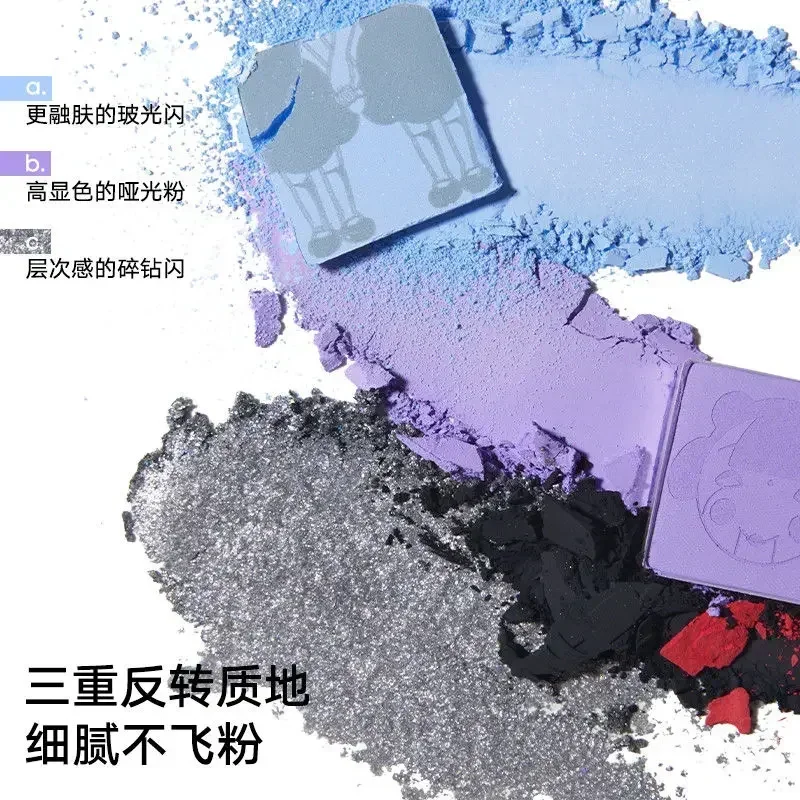 Judydoll Halloween Limited 10 цветов пластина для теней век фиолетовый синий темный ретро