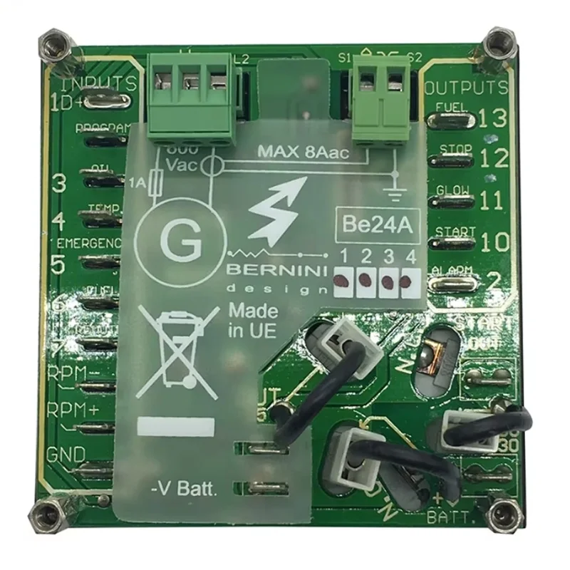 Итальянская панель управления контроллером дизельного генератора Bernini BE24 BE24A