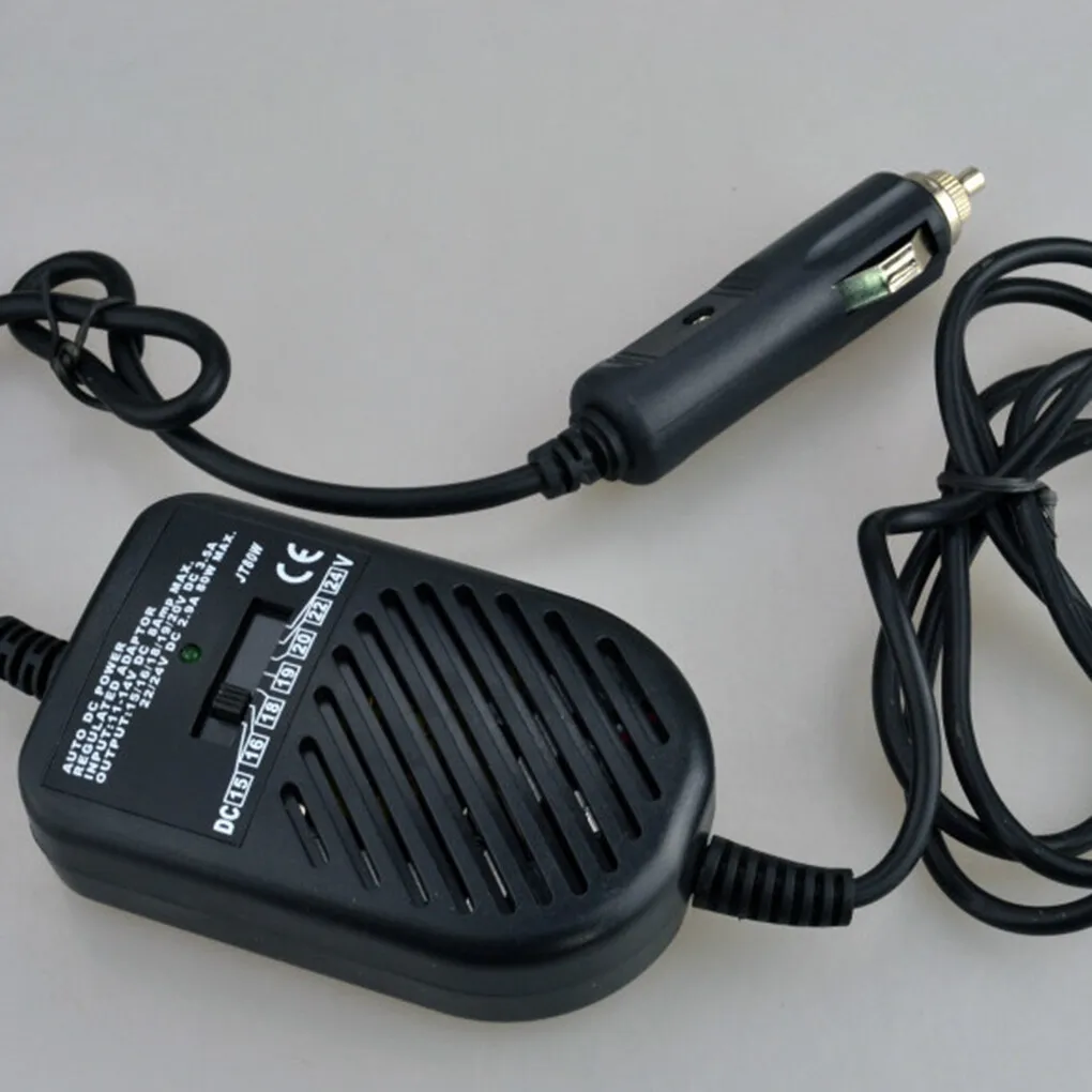

Универсальное зарядное устройство для ноутбука, 80 Вт, USB-порт постоянного тока, автомобильное зарядное устройство, Регулируемый блок питания, набор 8 элементов