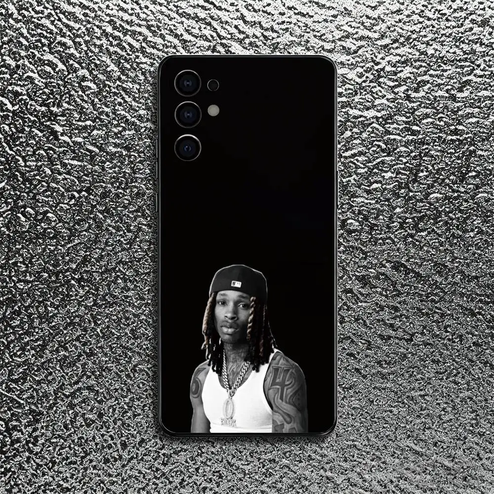 Чехол для телефона R-Raper K-King Von, черный, силиконовый, мягкий, для Samsung S25, S24, S21, S22, S23, S30, Ultra, S20, Plus, Fe, Lite (art.: 3920daf034a55) - 3920daf034a55
