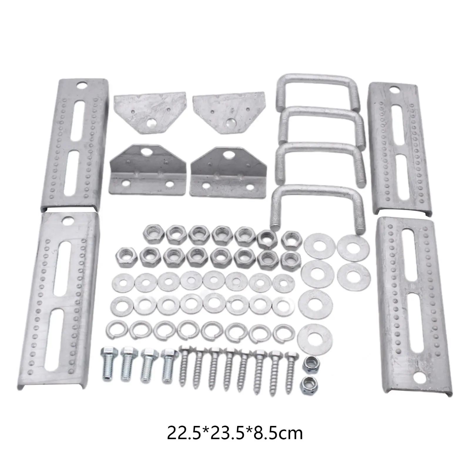 Комплект поворотных кронштейнов с верхней крышкой U-образные болты винты гайки