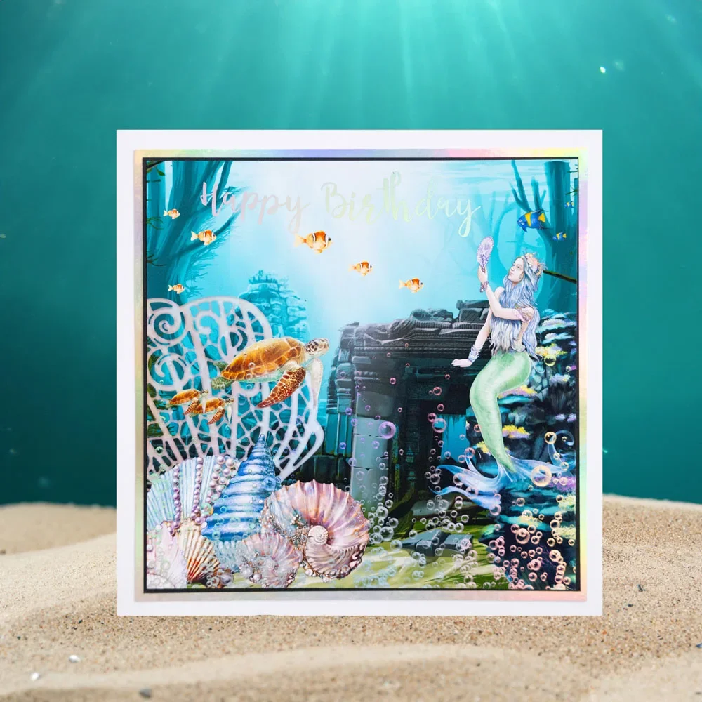 Фото Beneath The Ocean Металлические штампы для резки slimline, предметы первой необходимости, бронирование ломтиков, трафарет для карт, штамп для поделок своими руками, открыток ручной работы 2025 №5