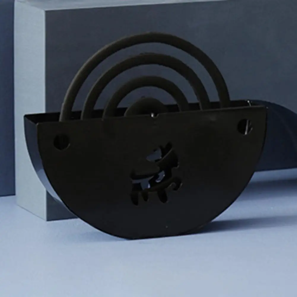 

Practical Convenient Indoor Outdoor Iron Mosquito Incense Box Mosquito Coil Holder Birdcage Design Rust-proof