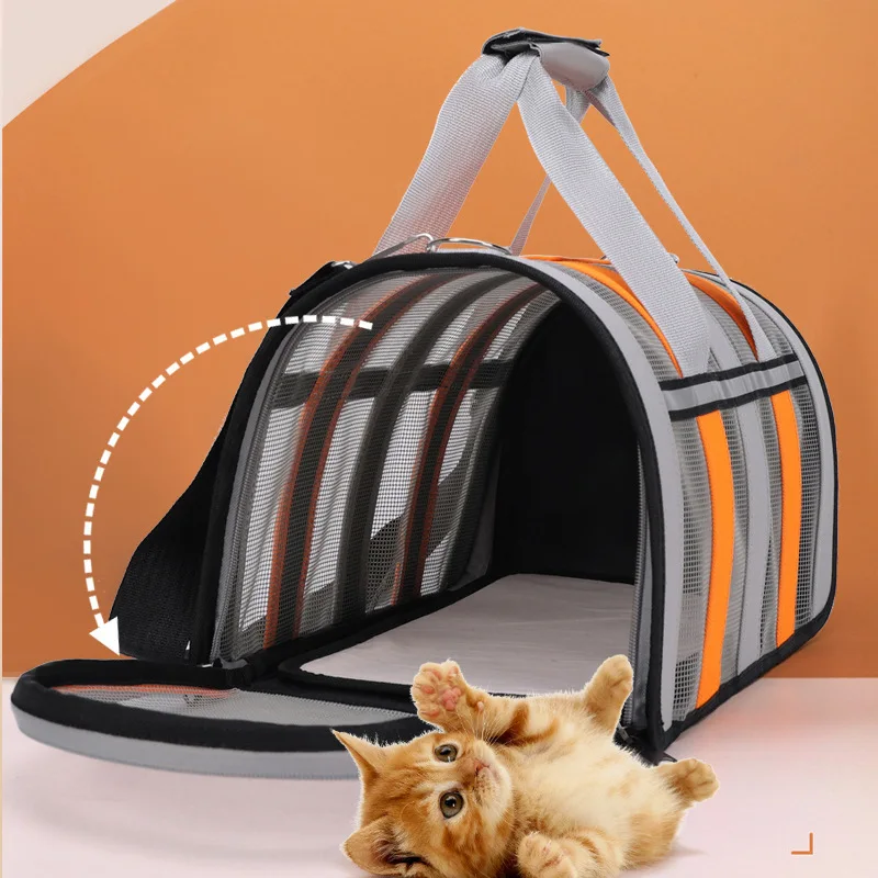 Cat Bag Pet Bag Amazon Pet Supplies Pet Handbag Breathable Foldable out Cat Dog Diaper Bagh