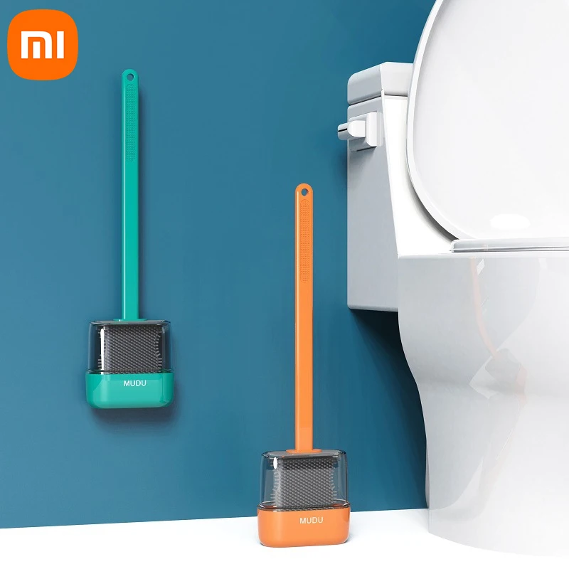 

Xiaomi настенная щетка для унитаза с дренажным основанием, мягкая силиконовая щетка для чистки, инструмент для чистки ванной комнаты, аксессуа...