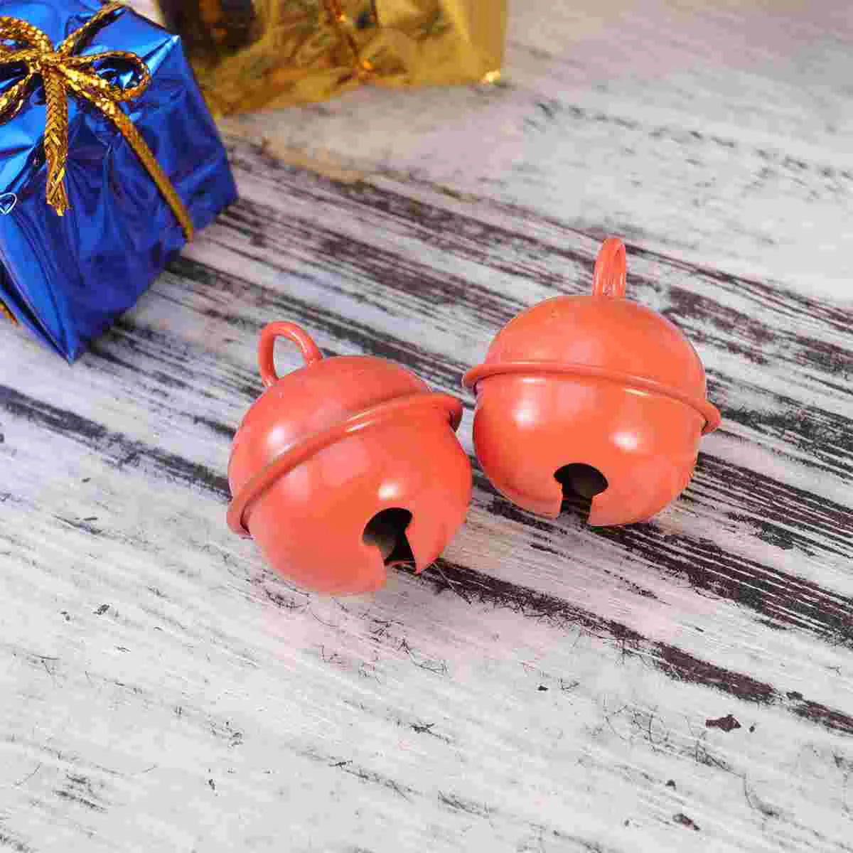 50 шт. круглые колокольчики мини-украшения кольцо металлическое рождественское