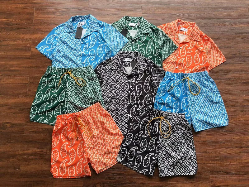 

Рубашка Мужская/Женская составного кроя с принтом кешью, y2k