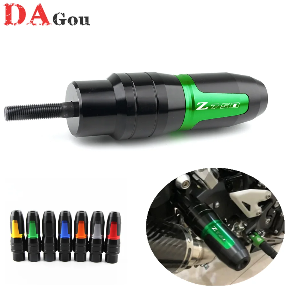 

2022 NEW Frame Crash Pads Engine Case Sliders Crash Pads Exhaust Sliders Crash Protector For KAWASAKI Z750 Z 750 R/S/L 2002-2012