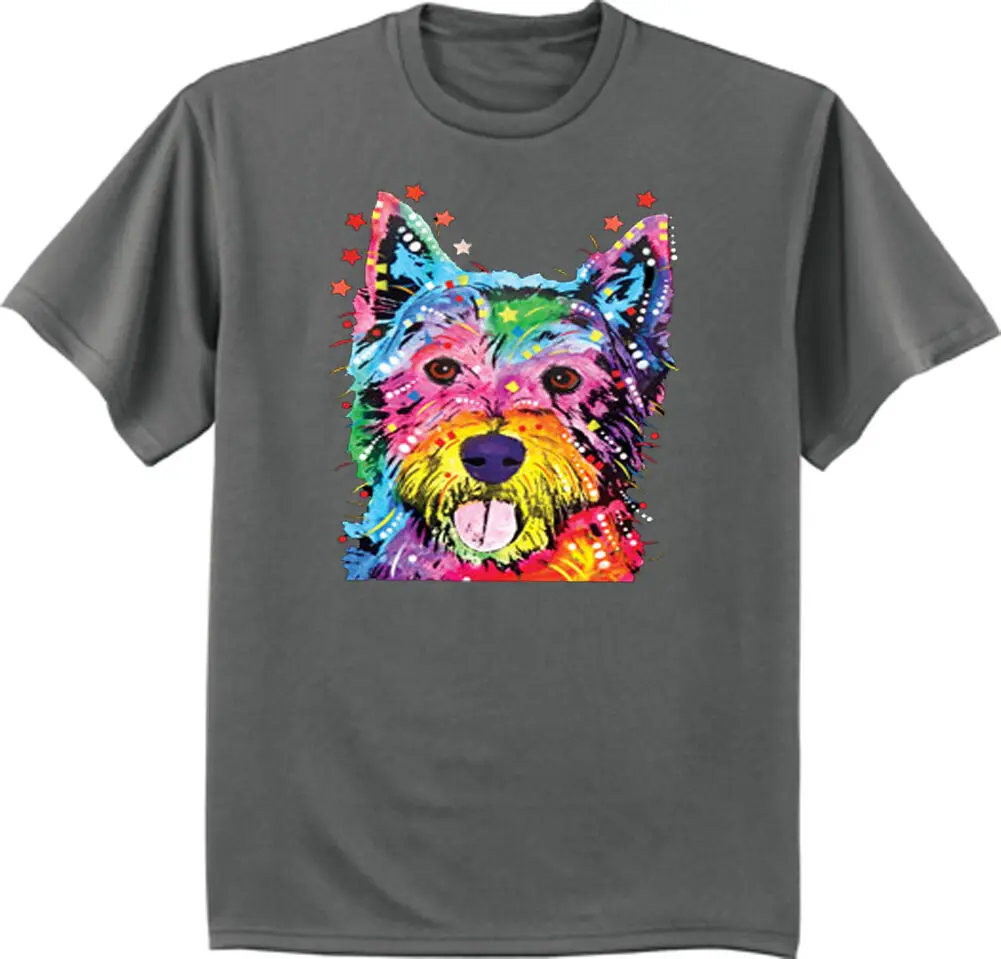 Westie футболка для мужчин West Highland Terrier dog breed tee shirt