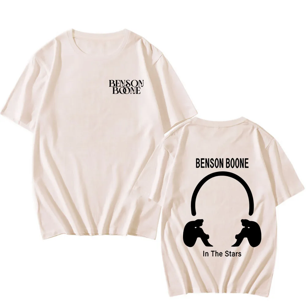 Benson Boone мужская/женская футболка из хлопка