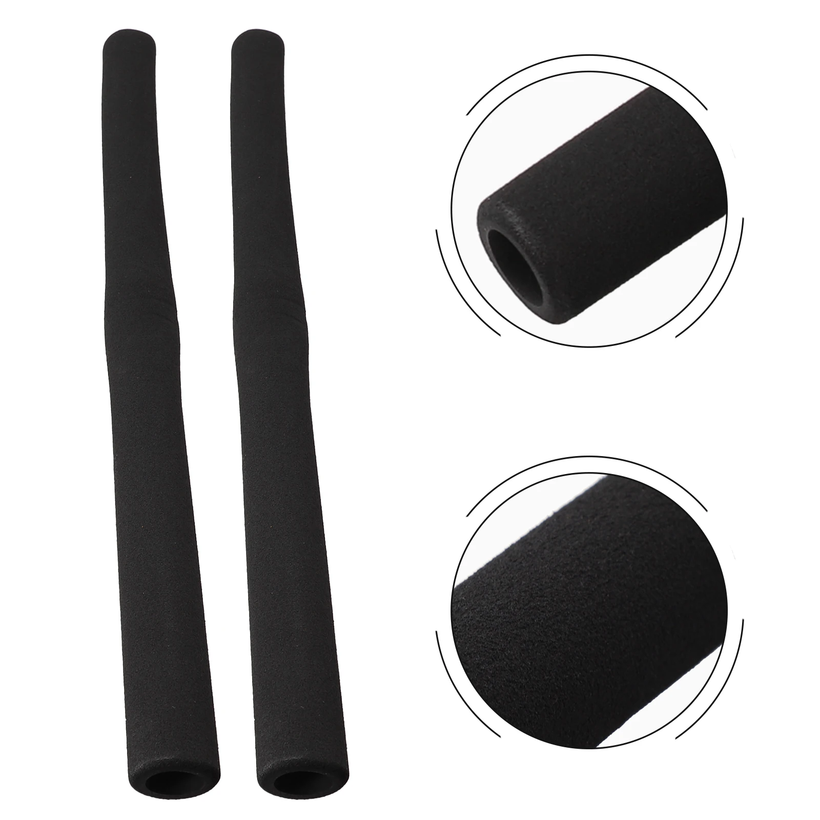 

Brand New Garden Indoor Foam Cover Handlebar Shock Absorbing Soft 1 Pair Accessories Black Comfortable Replacement