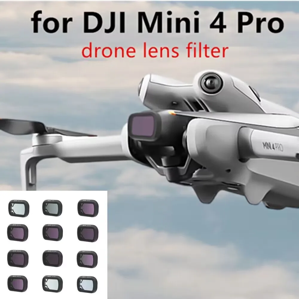 

Для DJI Mini 4 профессиональные фильтры UV защита объектива CPL поляризация ND8 затемнение для Mini 4 Pro Drone UV фильтр объектива аксессуар
