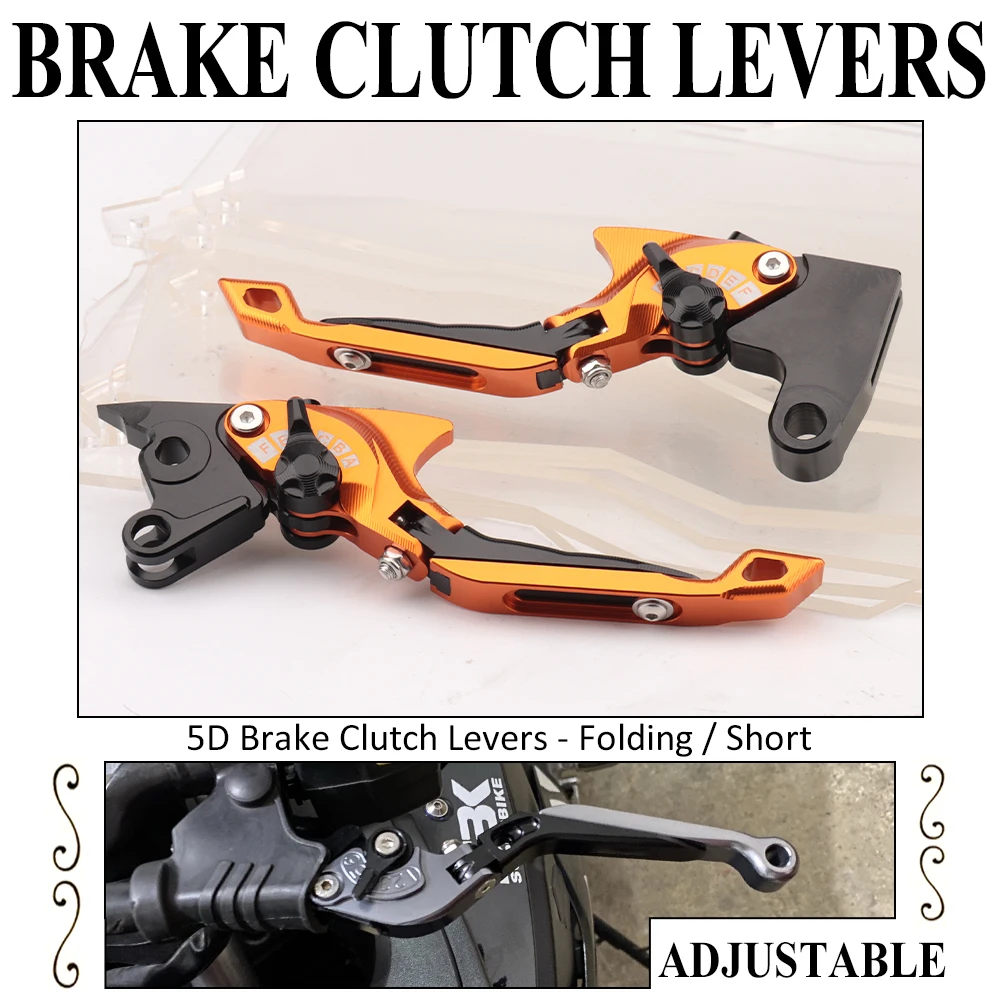 

Fit For 1090 Adventure 1050 ADV Duke690 Duke 690 Enduro R/SMC/SMCR 2014-2021 Motorcycle Short Handle Folding Brake Clutch Levers