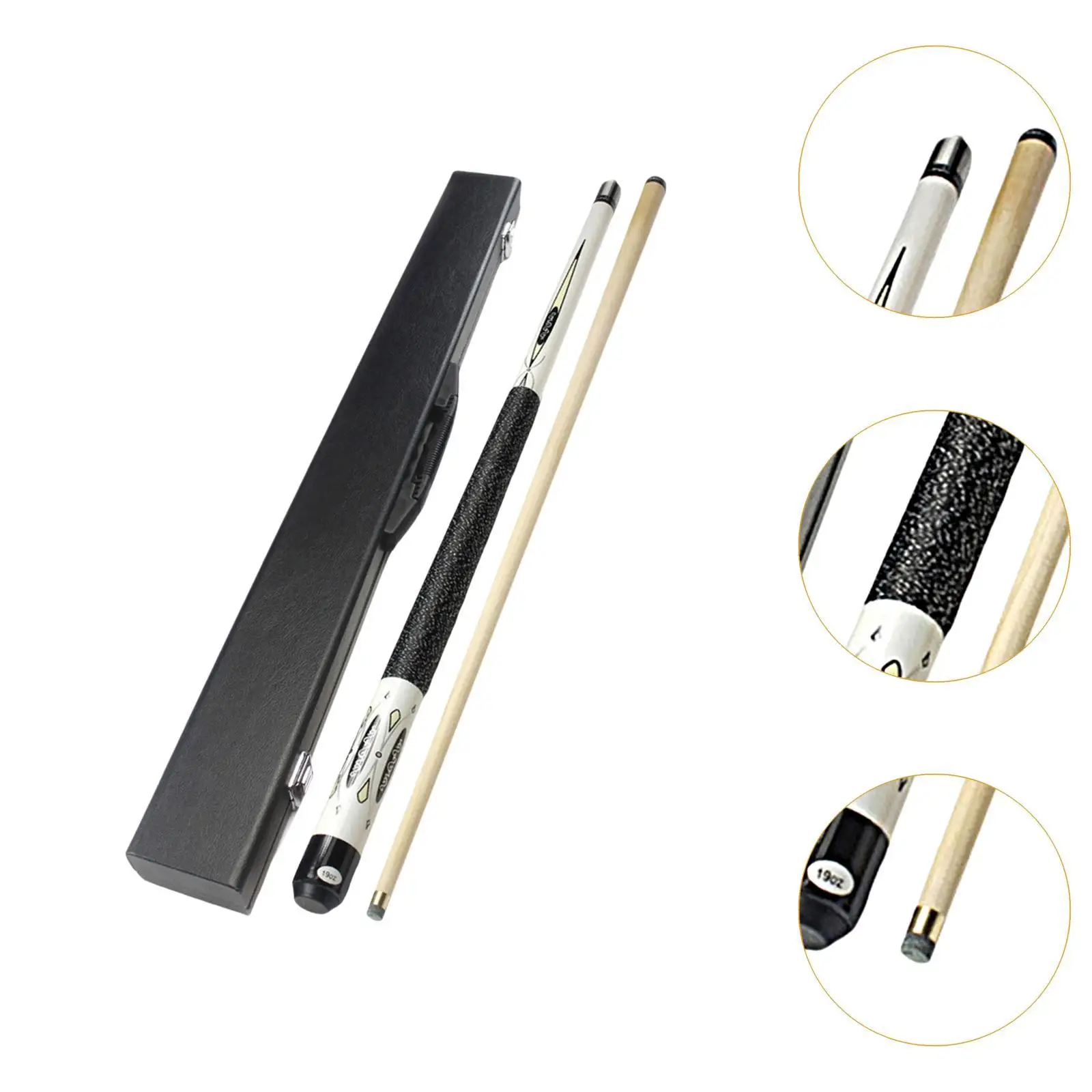 Бильярдный кий китайский черный восемь шаров 57 дюймов 1/2 разделения бильярдный