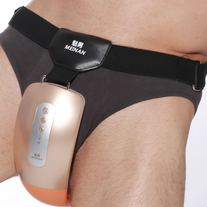 Electric Man Penis Enhance Sexy Underwear Prostate Massage Scrotum Pouch Sex Ability Health Care Magnetic Prolong Time Boxers