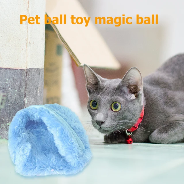 Magic Roller Ball Activation Automatic Ball Dog Cat Interactive Funny Chew Plush Electric Rolling Ball Pet Dog Cat Toy 5