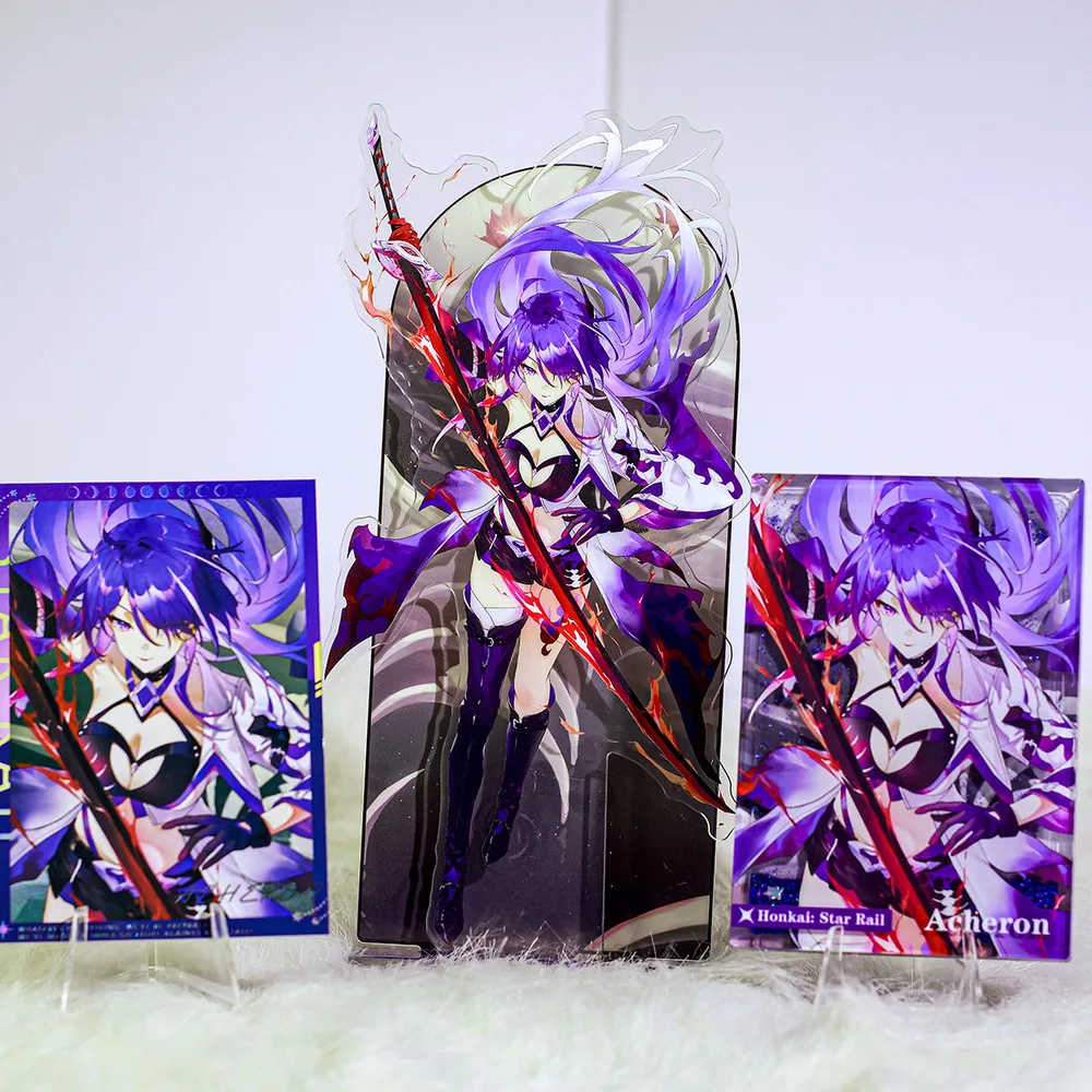 Аниме Honkai: Star Rail Raiden Nmori Mei Acheron акриловая фигурка-подставка модель косплей Quicand