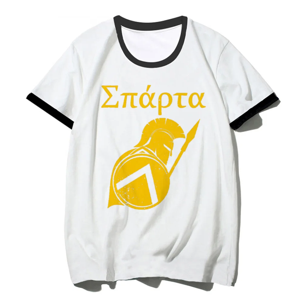 Спартанские футболки мужские смешные мужская графическая одежда