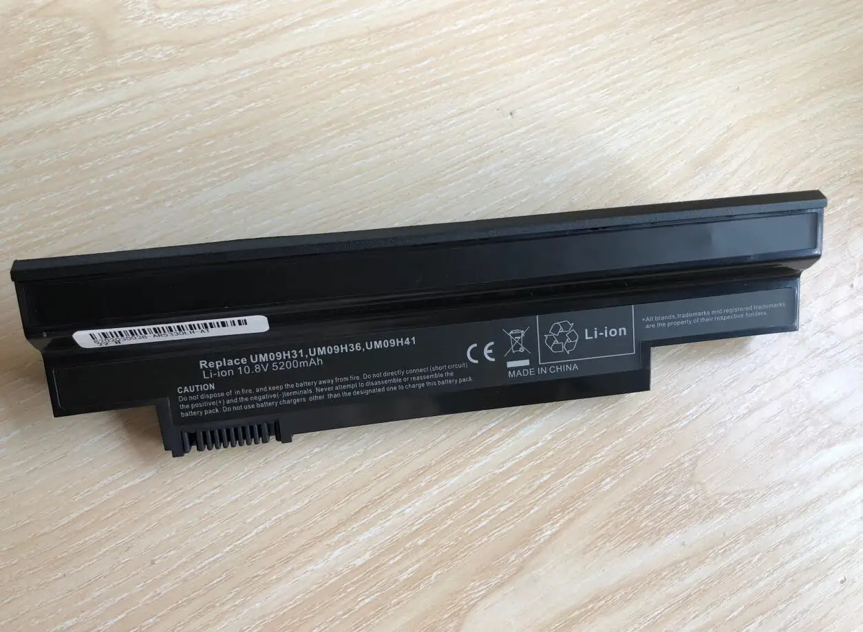 Аккумулятор для Acer Aspire 532h 533 UM09G51 UM09G71 UM09G75 UM09H31 UM09H36 UM09H41 UM09H51 UM09H56 UM09H70 UM09H73 UM09H75 -