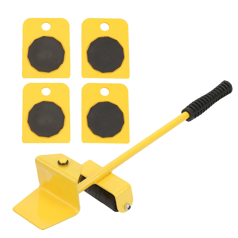 Furniture Transport Set Yellow Lifter Moving Plate for Heavy Objects Bearing 150KG Furniture Furniture