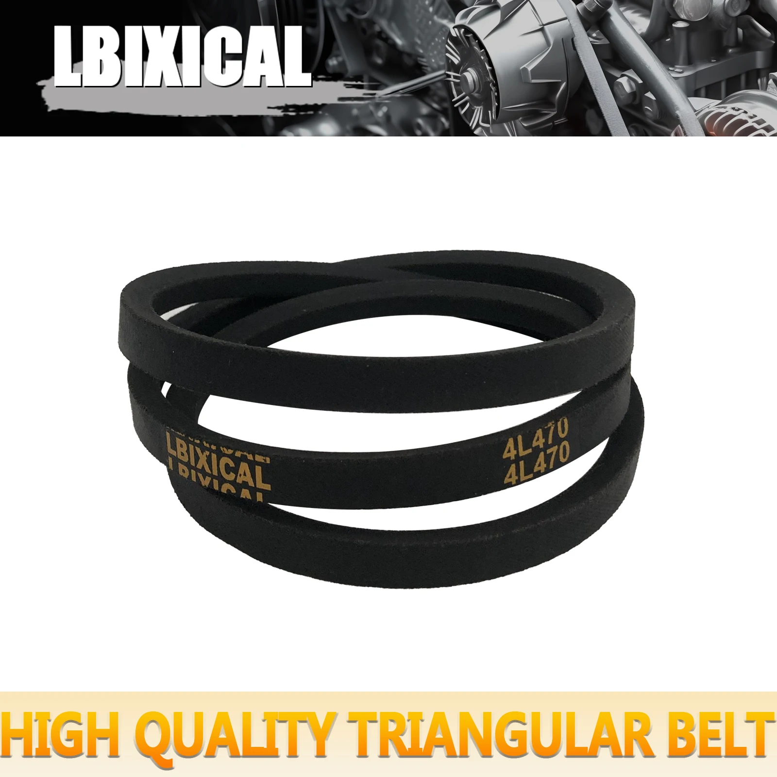 

Ремень электропередачи LBIXICAL A45 или 4L470 OC, классический резиновый V-образный ремень, наружная окружность 47 дюймов