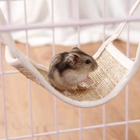 pet hammock hanging nest sleeping bed small pets hamster squirrel chinchilla house grass breathable hammock bed pad pet supplies